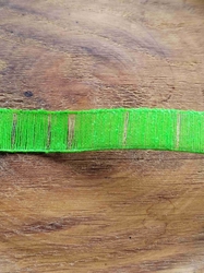 Stuha 15 mm s monofilem a vlascem zelená
