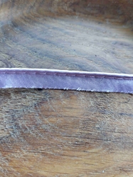 Saténová paspulka / kédr šíře 10 mm fialková