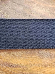 Bavlněný popruh šíře 40 mm černý
