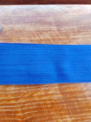 Pruženka hladká šíře 40 mm modrá
