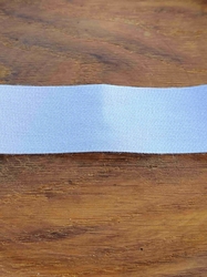 Bavlněná stuha / plátnovka šíře 25 mm jednobarevná bílá