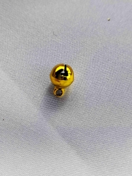 Rolničky Ø6 mm barva zlatá