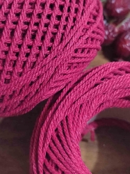 Bavlněná příze macrame / háčkovací 40 g bordó 