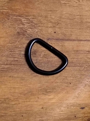 Polokroužek černý šíře 20 mm na koženou galanterii černý 