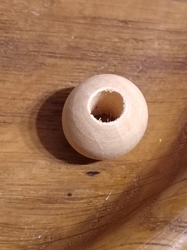 Dřevěné korálky nelakované Ø16 mm 10 ks