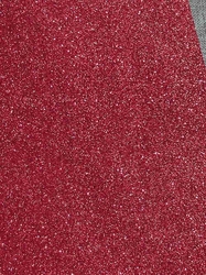 Pěnová guma Moosgummi s glitry 20x30 cm červená 