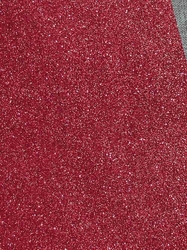 Pěnová guma Moosgummi s glitry 20x30 cm červená 