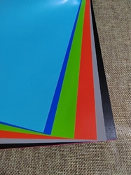 Papír barevný samolepicí 21x29 cm 10 ks