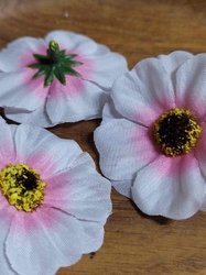 Umělý květ čajová růže Ø50 mm růžová světlá