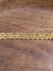 Leonský prýmek 10 mm barva zlatá