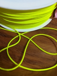 Neonová šňůrka šíře 1mm žlutá neonově