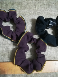 Gumička scrunchie do vlasů sada 3 ks