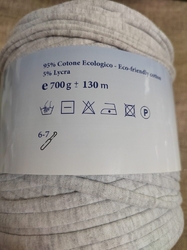 Špagety příze 700 g světle šedý melír