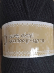 Pletací příze Jumbo 100 g černá
