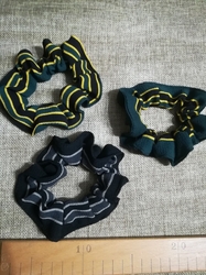 Gumička scrunchie do vlasů sada 3 ks vzor č.8