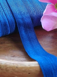 Lemovací pruženka půlená šíře 16 mm modrá capri