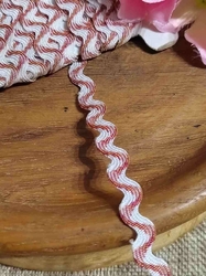 Hadovka šíře 5 mm hnědo bílá