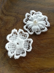 Květ 3D s perlou Ø30 mm