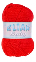 VSV Pletací příze Elian Baby 207 - červená