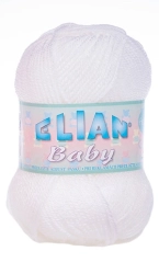 VSV Pletací příze Elian Baby 208 - bílá