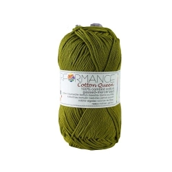 Performance Bavlněná příze Cotton Queen 01520 - zelená 50g 125m