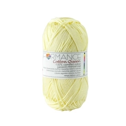 Performance Bavlněná příze Cotton Queen 0175 - žlutá 50g 125m