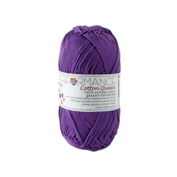 Performance Bavlněná příze Cotton Queen 0183 - fialová 50g 125m