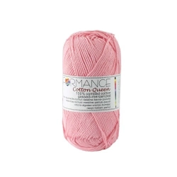 Performance Bavlněná příze Cotton Queen 152 - růžová 50g 125m