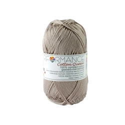 Performance Bavlněná příze Cotton Queen 171 - šedá 50g 125m