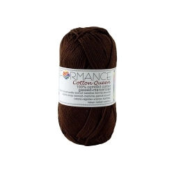 Performance Bavlněná příze Cotton Queen 227 - hnědá 50g 125m