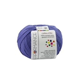 Performance Bavlněná příze Cotton Xtra 74 - fialová 50g 150m