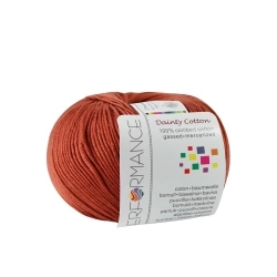 Performance Bavlněná příze Dainty Cotton 207 - červená, 50 g, 155m