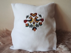 Povlak na polštář fleecový 33x35 cm folklórní motiv