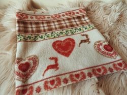 Povlak na polštář fleecový 28x32 cm vánoční motiv č.2