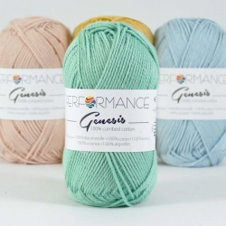 Performance Bavlněná příze Genesis 2159 - zelená 50g 110m