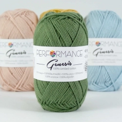 Performance Bavlněná příze Genesis 2178 - zelená 50g 110m