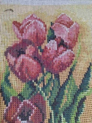 Obrázek na vyšívání 18x24 cm tulipány