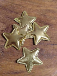 Hvězda Ø30 mm zlatá
