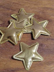Hvězda Ø30 mm zlatá
