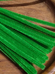 Chlupaté modelovací drátky Ø6 mm délka cca 30 cm barva zelená