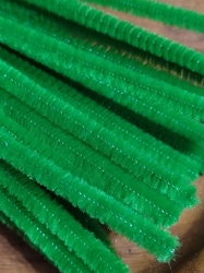 Chlupaté modelovací drátky Ø6 mm délka cca 30 cm barva zelená