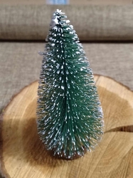 Dekorace vánoční stromeček zelený větší