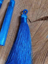 Střapec délka 80 mm barva modrá tyrkys
