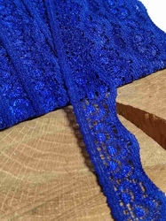 Elastická krajka šíře 18 mm barva tmavě modrá