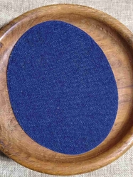 Nažehlovací záplaty riflové 11x14 cm modrá tmavá