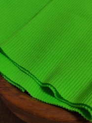 Elastický náplet žebrovaný 15x80 cm zelená neon