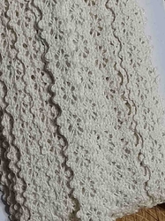 Bavlněná krajka šíře 12 mm paličkovaná ecru