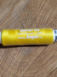 Polyesterové nitě Unipoly návin 100 m 125 Buttercup