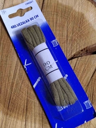 Tkaničky do bot kulaté 90 cm barva khaki