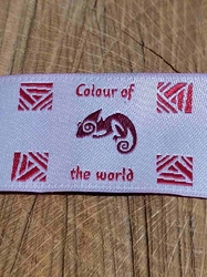 Nášivka Colour of the world bordó 